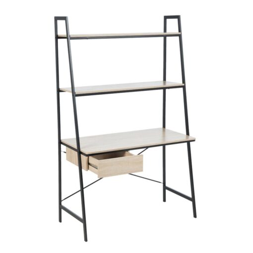 Alene Desk with 2 Tier Shelf - Image 3
