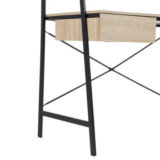 Alene Desk with 2 Tier Shelf - Image 6