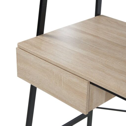 Alene Desk with 2 Tier Shelf - Image 8