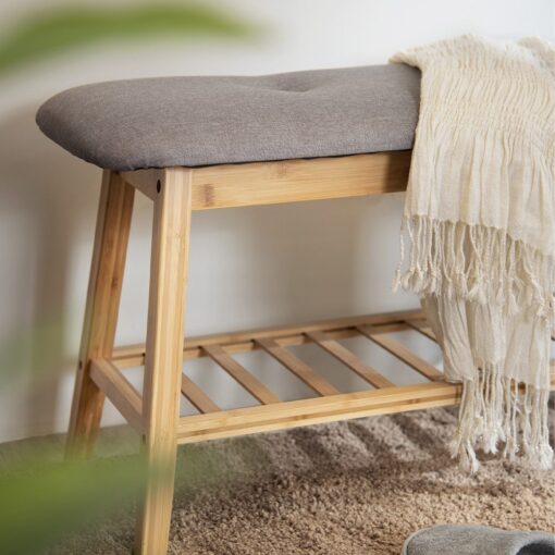 Wangi Bench with Shoe Rack - Image 3