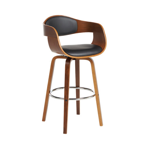Shalpy Bar Stool with Backrest