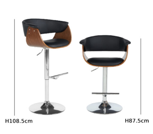 Kayley Adjustable Bar Stool - Image 2