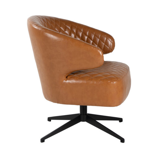 Contour Retro Tufted Swivel Chair - Image 3
