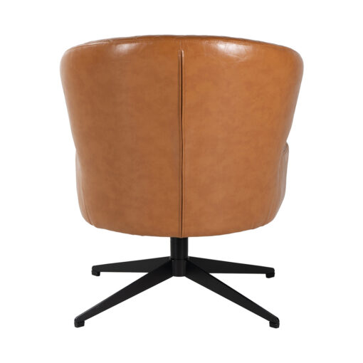 Contour Retro Tufted Swivel Chair - Image 4