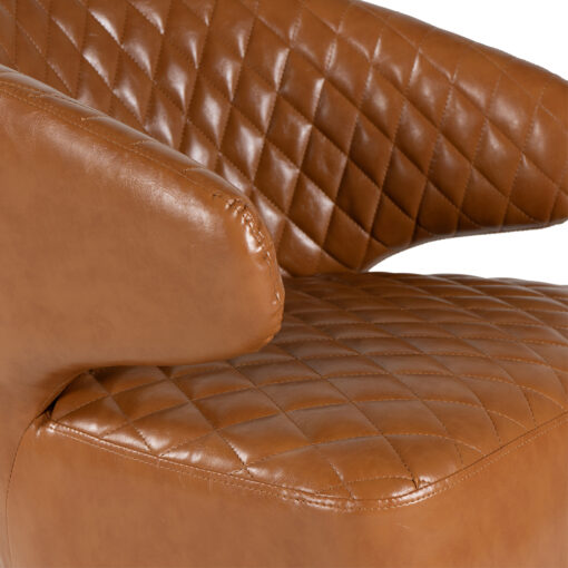 Contour Retro Tufted Swivel Chair - Image 7