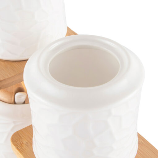 3 Pcs Jar with Bamboo Stand - Image 7