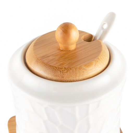 3 Pcs Jar with Bamboo Stand - Image 9