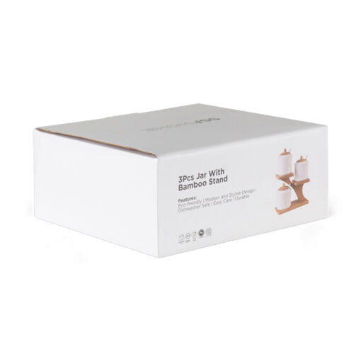 3 Pcs Jar with Bamboo Stand - Image 12