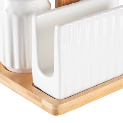 2 Pcs Condiment Shakers & Napkin Holder - Image 10