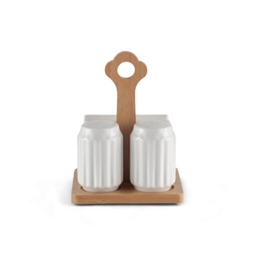2 Pcs Condiment Shakers & Napkin Holder - Image 2
