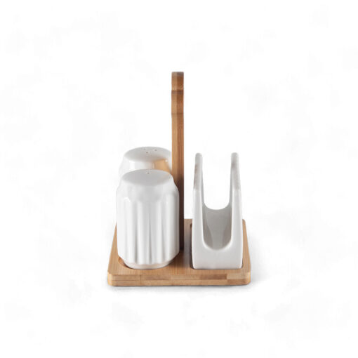 2 Pcs Condiment Shakers & Napkin Holder - Image 4
