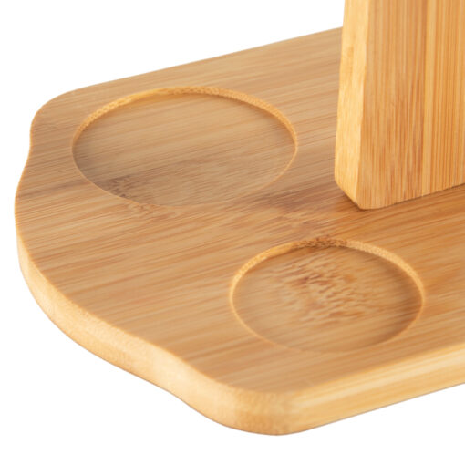 4 Pcs Cruet Set with Bamboo Tray - Image 8