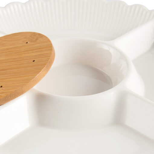 Snack Tray with Toothpick Holder - Image 4