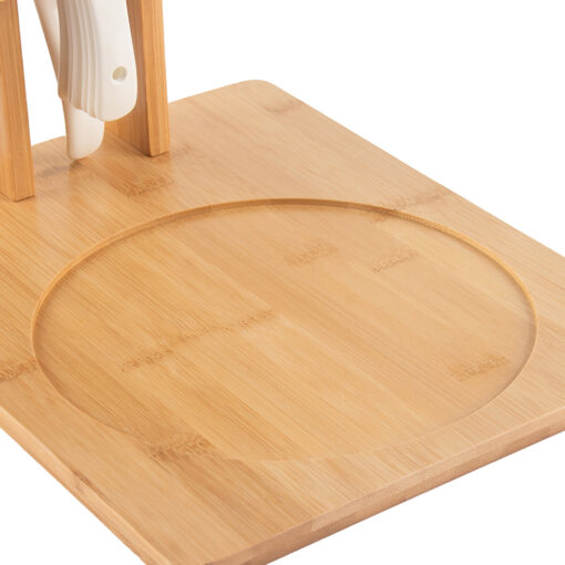 Soup Set For 6 with Bamboo Stand - Image 8