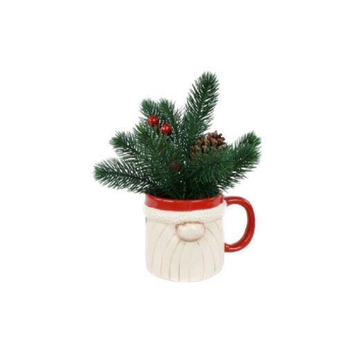 Potted Xmas Plant (H22cm)