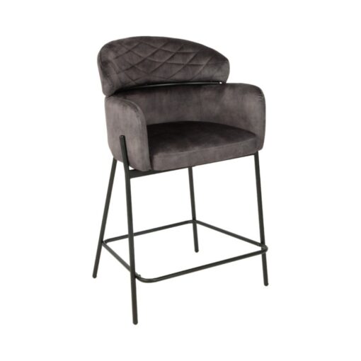 Elvera Bar Stool with Backrest