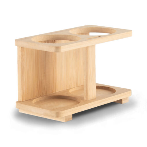 2 Pcs Glass Oil Bottle with Bamboo Stand - Image 6