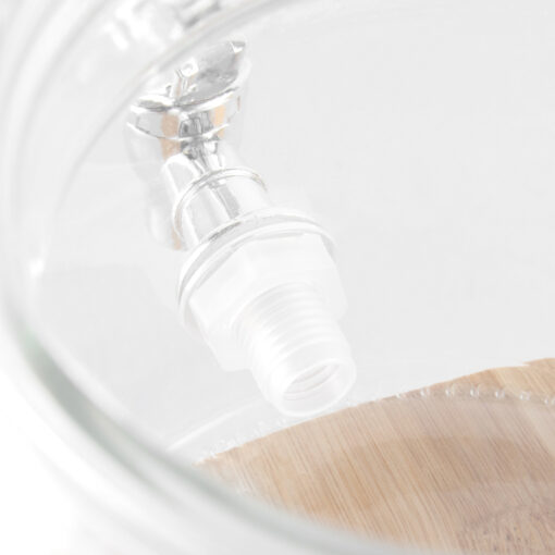 Beverage Dispenser with Bamboo Stand (2L) - Image 9