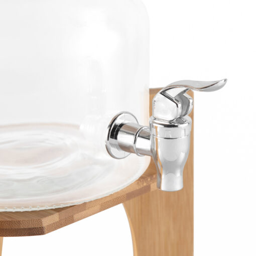 Beverage Dispenser with Bamboo Stand (2L) - Image 10