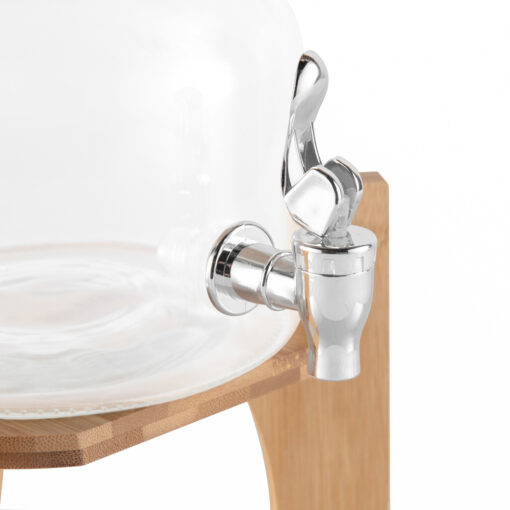 Beverage Dispenser with Bamboo Stand (2L) - Image 11