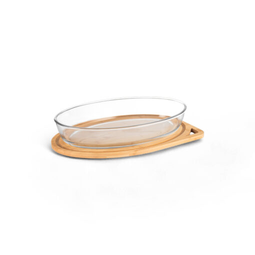 Glass Baking Dish with Bamboo Tray - Image 17