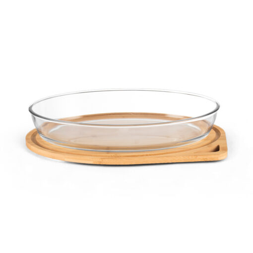 Glass Baking Dish with Bamboo Tray - Image 8