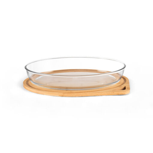Glass Baking Dish with Bamboo Tray - Image 13
