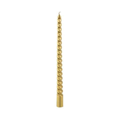10" Taper Candle Gold - Image 4