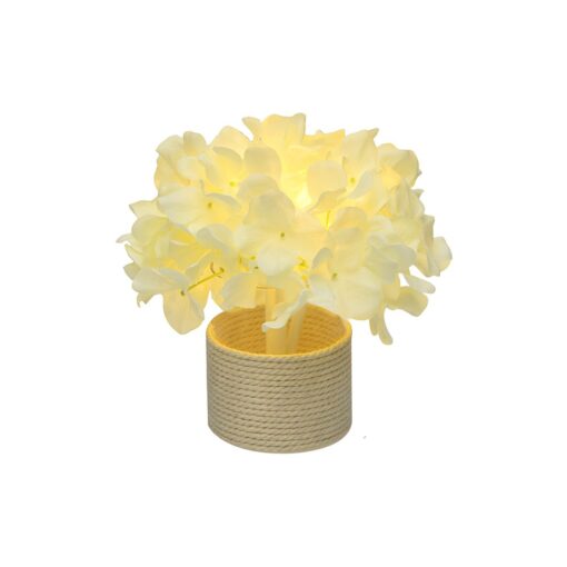LED Hydrangea In Glass