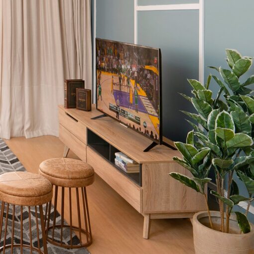 Rustic Scandinavian TV Cabinet - Image 9