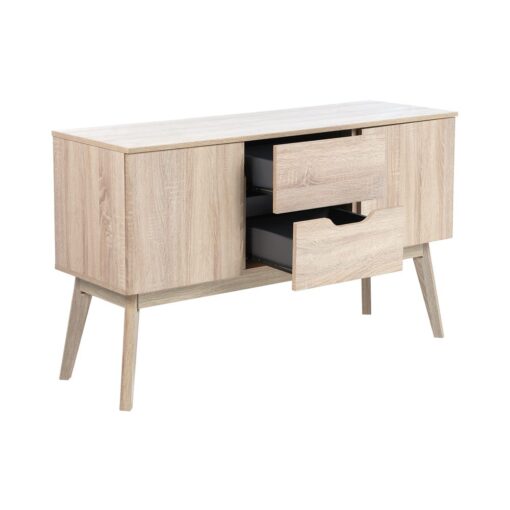 Rustic Scandinavian Cabinet (2 Drawers 2 Doors) - Image 4