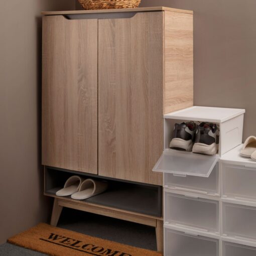 Rustic Scandinavian Shoe Cabinet - Image 2