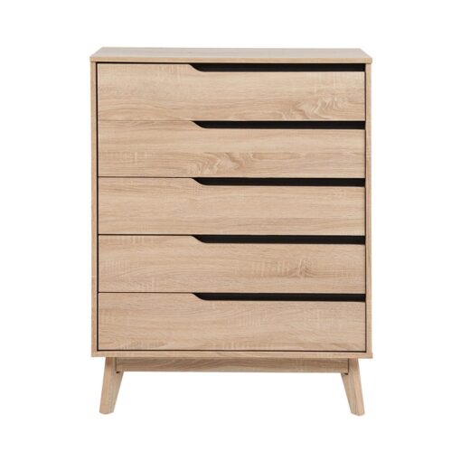 Rustic Scandinavian Chest (5 Drawers) - Image 2