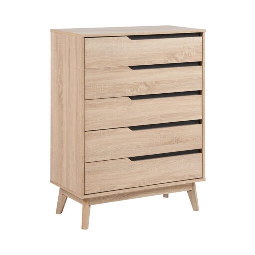 Rustic Scandinavian Chest (5 Drawers)