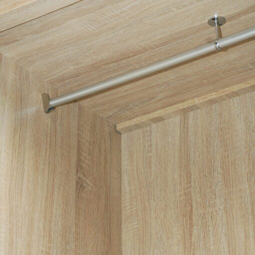Rustic Scandinavian Wardrobe (3 Doors 2 Drawers) - Image 7