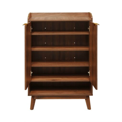 Mocha Lux Shoe Cabinet - Image 5
