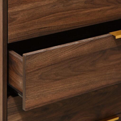 Mocha Lux Chest (5 Drawers) - Image 5