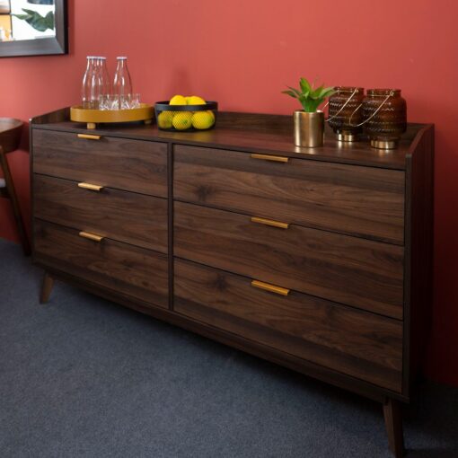 Mocha Lux Chest (6 Drawers) - Image 3