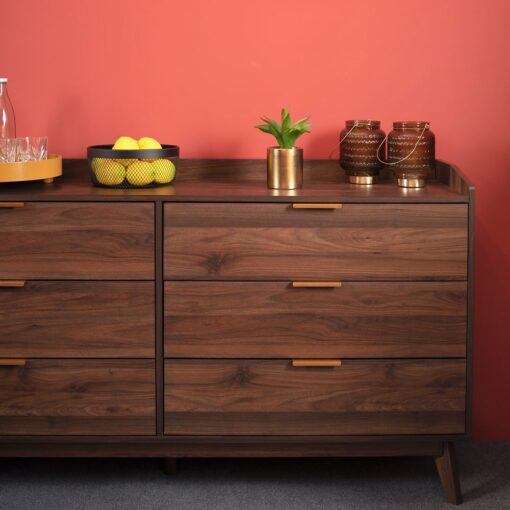 Mocha Lux Chest (6 Drawers) - Image 2