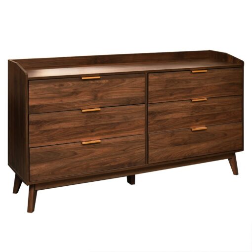Mocha Lux Chest (6 Drawers)