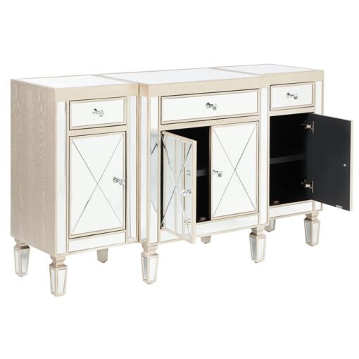 Roger Cabinet (3 Drawers 4 Doors) - Image 2