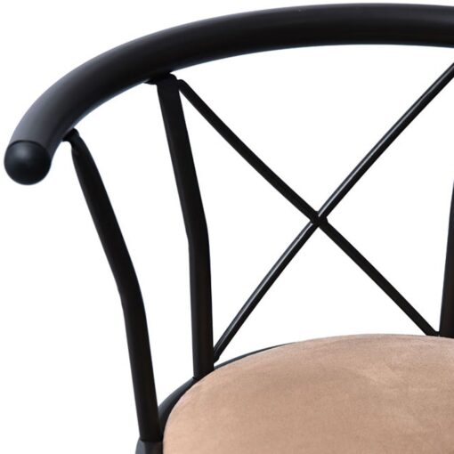 Daryl Bar Stool with Backrest - Image 3