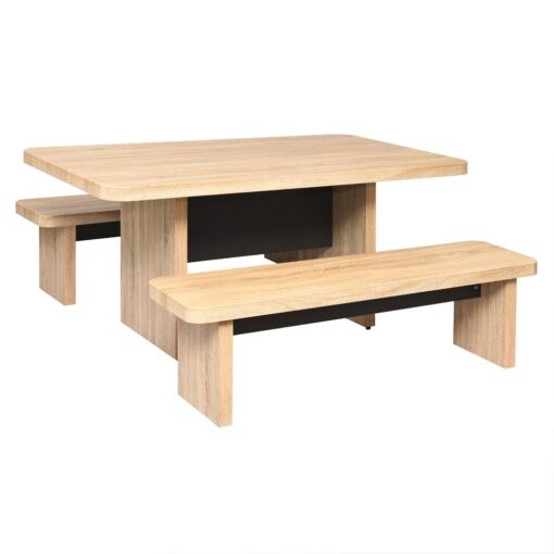 Rustic Scandinavian Dining Set (4 Seater)
