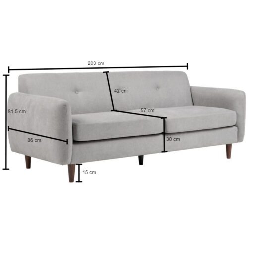 Iconic Mid-Century 3 Seater Sofa - Image 14