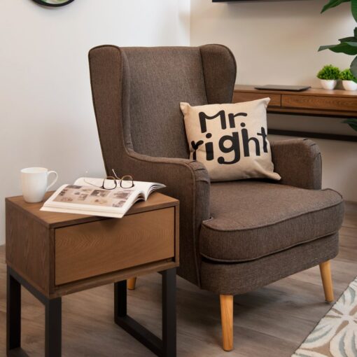 Siti Wingback Armchair - Image 5