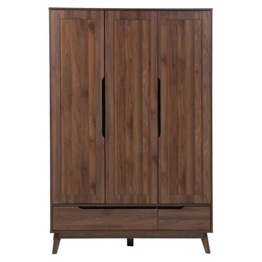 Mocha Lux Wardrobe (3 Doors 2 Drawers) - Image 4