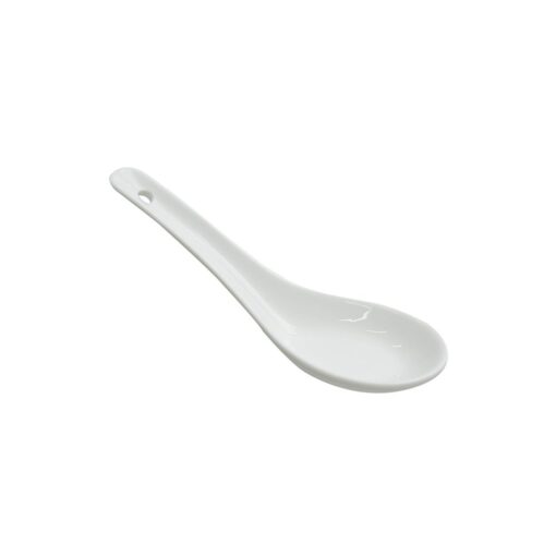 6 Pcs Soup Spoon White