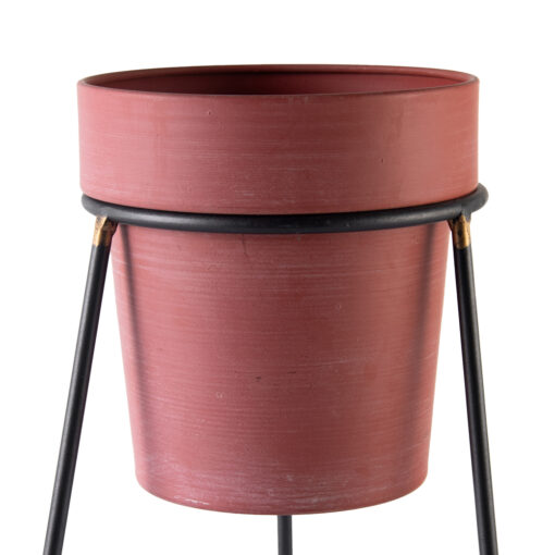 Metal Planter with Stand (H24cm) - Image 3