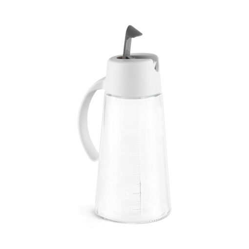 Glass Oil Dispenser with Auto Flip Cap (630ml) - Image 2