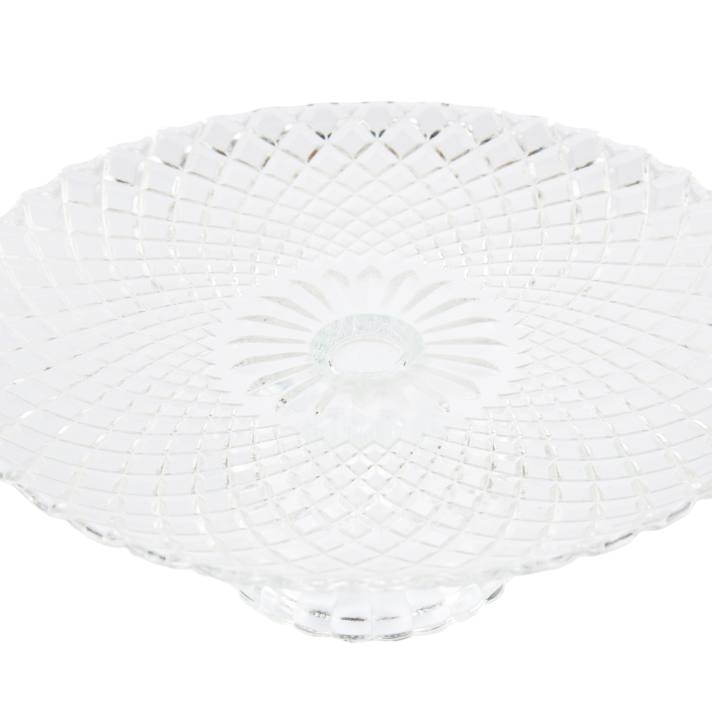 Glass Cake Stand with Dome Lid (18cm) - Image 7